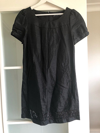 Siyah payetli elbise 