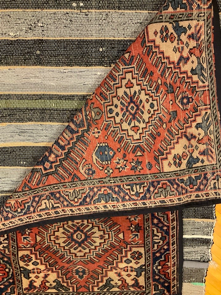 Koyu Renkli Çok Renkli Desenli Halı- 100 YILLIK - Görsel 3