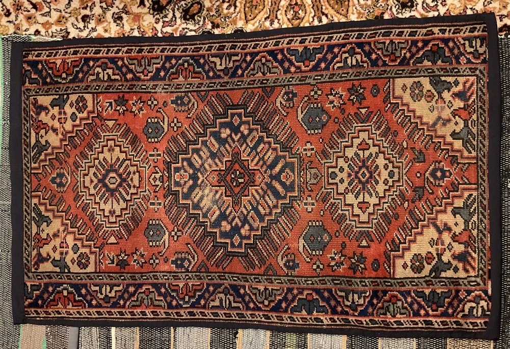 Koyu Renkli Çok Renkli Desenli Halı- 100 YILLIK - Görsel 2