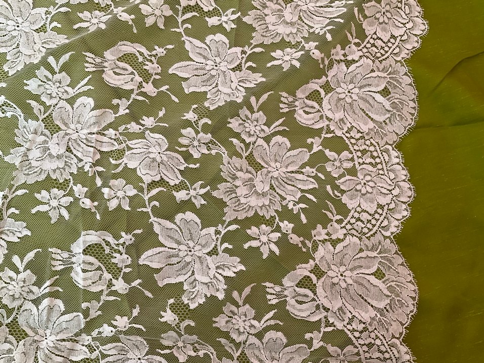 FRANSIZ DANTELİ - BEYAZ -4 mt. - Görsel 2