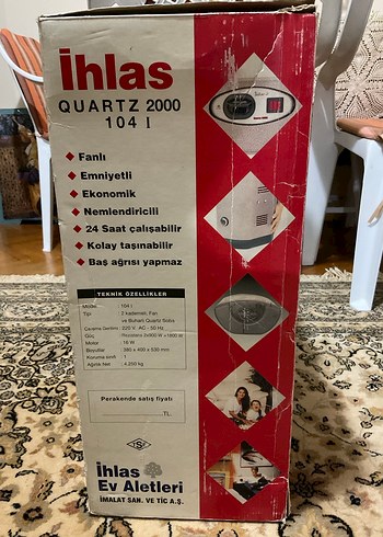 İHLAS QUARTZ 2000 ISITICI - Görsel 6