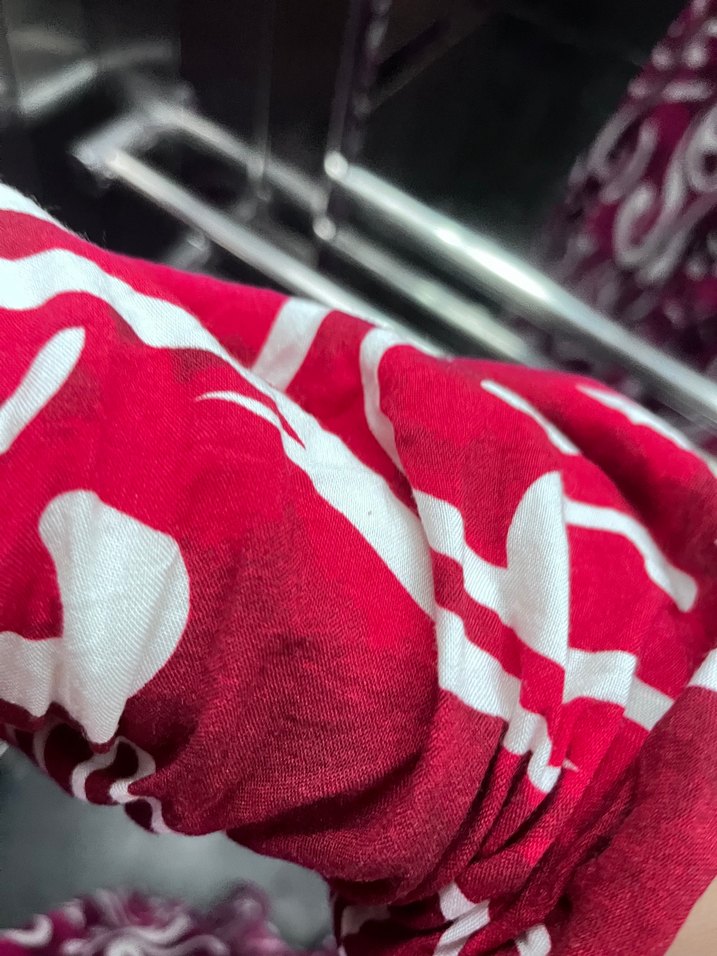 Kırmızı Uzun Salaş Bağlamalı Elbise - Görsel 4