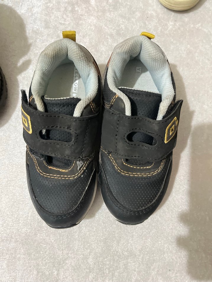 Kahverengi Erkek Çocuk Spor Ayakkabı Velcro - Görsel 2