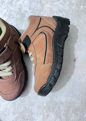 Erkek Çocuk Yılan Desenli Kahverengi Spor Ayakkabı - Görsel 2