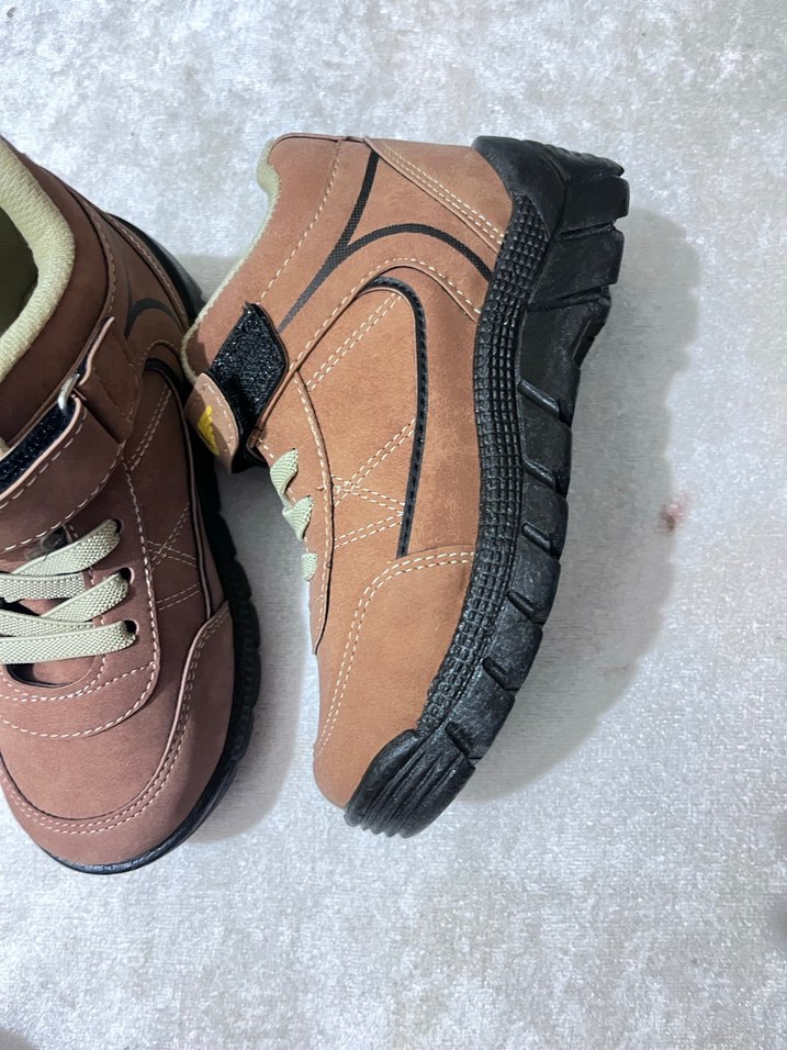 Erkek Çocuk Yılan Desenli Kahverengi Spor Ayakkabı - Görsel 2