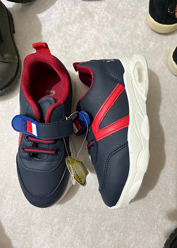 Renkli Erkek Çocuk Spor Ayakkabı Velcro - Görsel 2