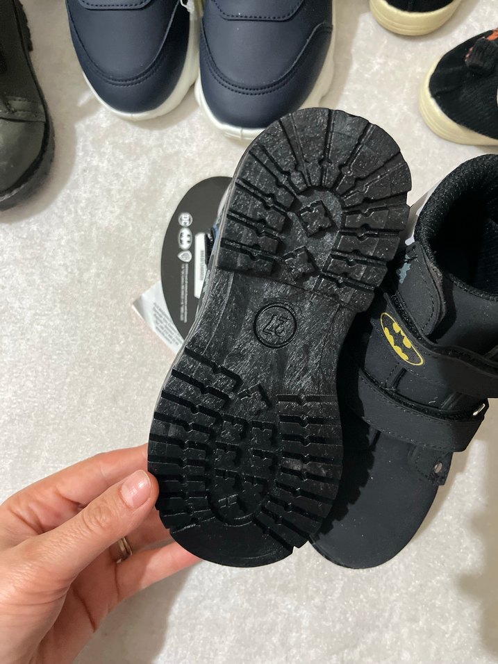 Kemerli Siyah Kamuflaj Erkek Çocuk Spor Ayakkabı - Görsel 2