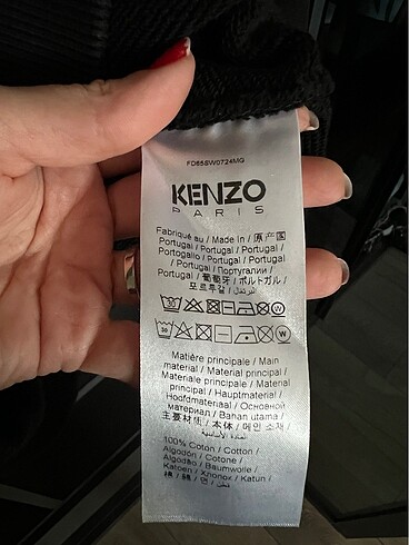 Kenzo Kenzo sweatshirt orjinal siyah