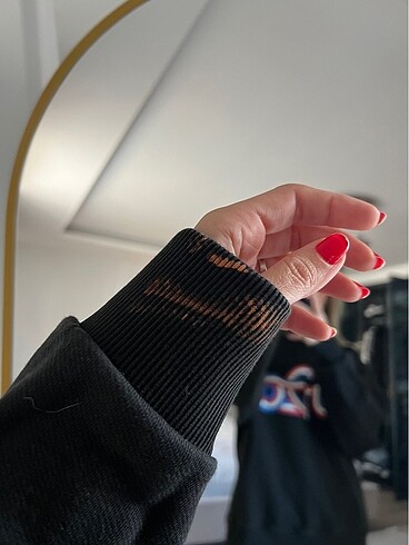 m Beden siyah Renk Kenzo sweatshirt orjinal siyah