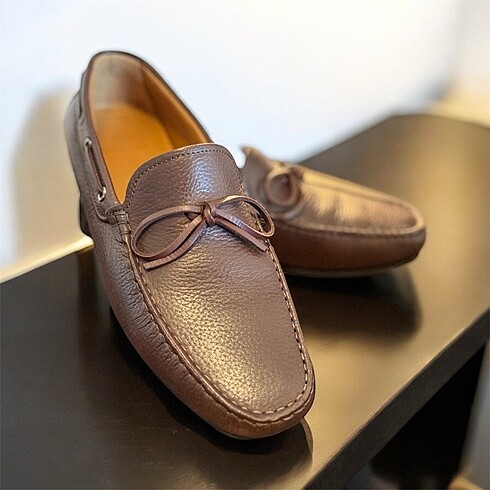 Hakiki Deri Massimo Dutti Erkek Loafer