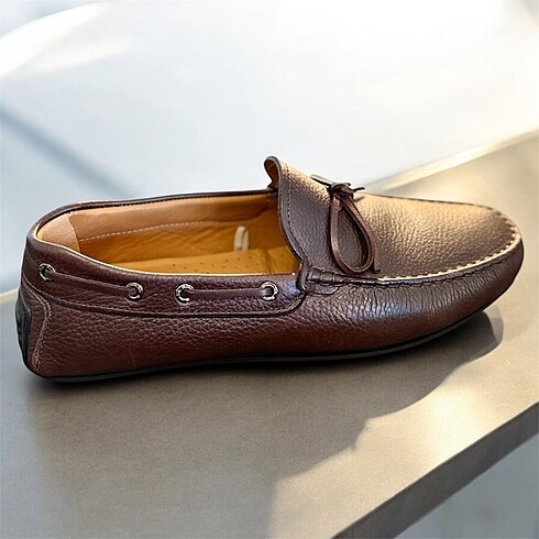 43 Beden Hakiki Deri Massimo Dutti Erkek Loafer