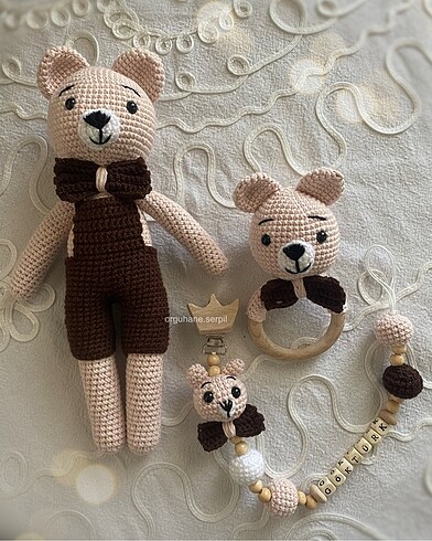 Amigurumi oyuncak set