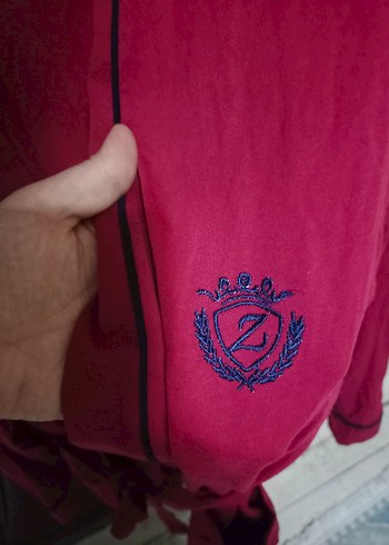 Bordo Uzun Kollu Salaş Midi erkek sabahlık - Görsel 4