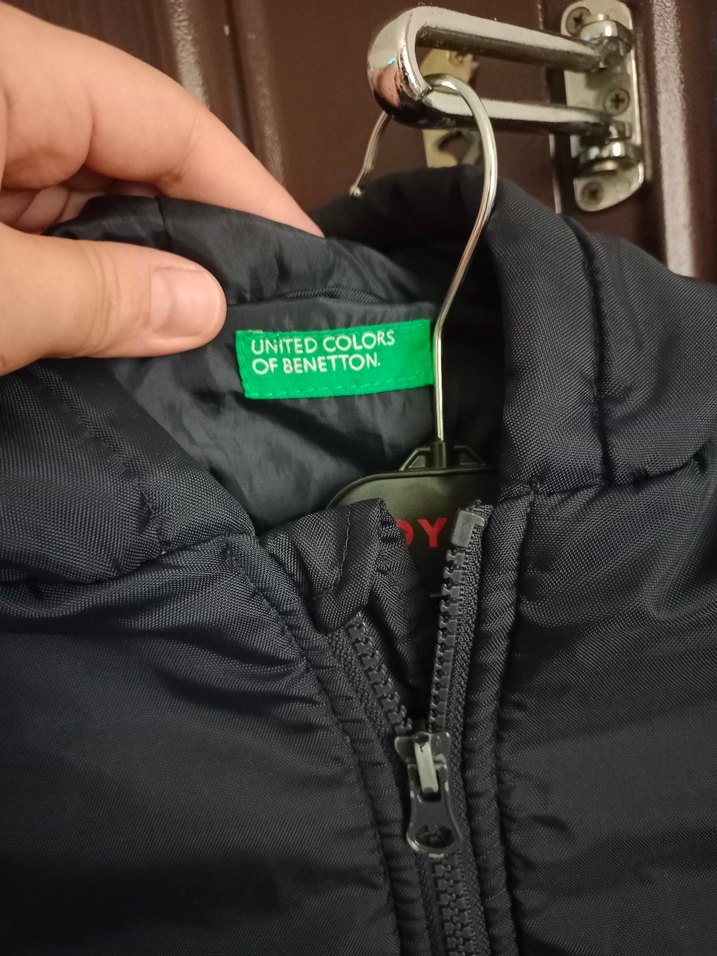 koyu lacivert Kapüşonlu Fermuarlı Erkek Çocuk Mont - Görsel 3