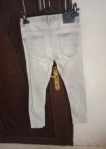 Gri Erkek Denim Pantolon - Görsel 5