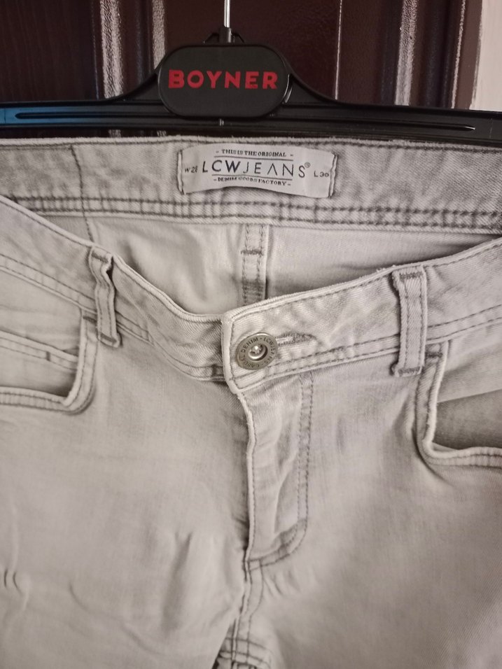 Gri Erkek Denim Pantolon - Görsel 2