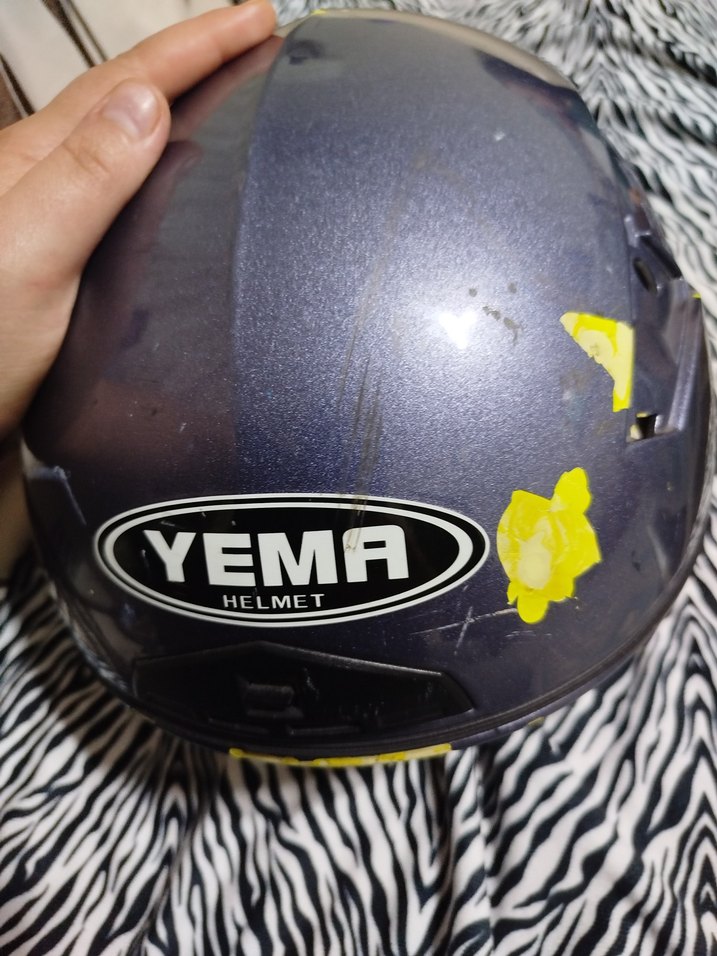 Gri Motosiklet Kaskı, Tokalı, Biker Stili - Görsel 2