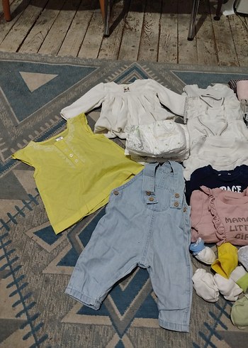 toplu bebek kıyafeti karışık  0-3 ay - Görsel 7