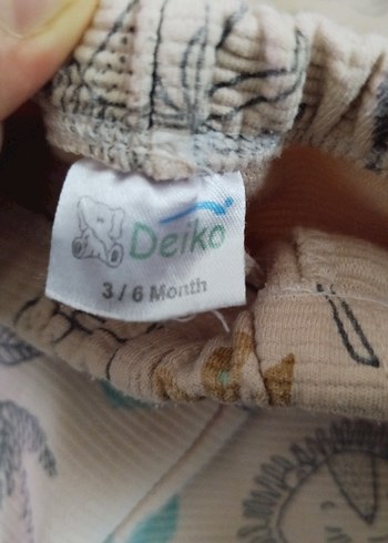 Kahverengi Bohem Baskılı Bebek Takımı - Görsel 4