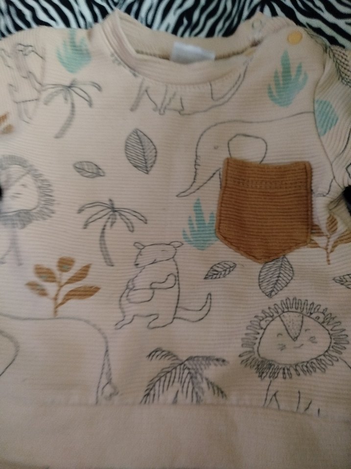 Kahverengi Bohem Baskılı Bebek Takımı - Görsel 2