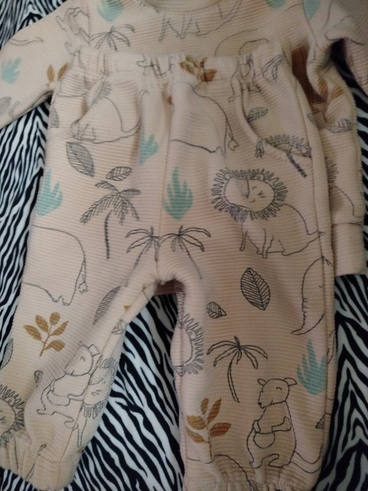 Kahverengi Bohem Baskılı Bebek Takımı - Görsel 3