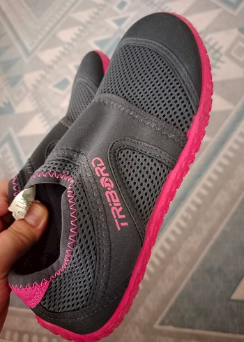 siyah pembe kadın Spor Su Ayakkabısı Velcro - Görsel 2