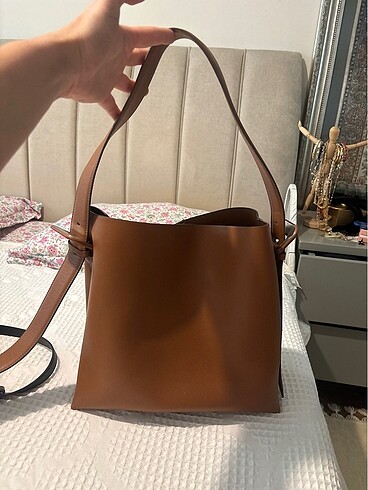 Mango camel rengi çanta kullanışlı
