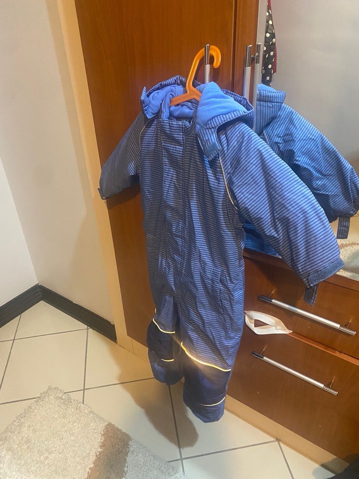 Mavi çocuk Kayak Tulumu - Görsel 3