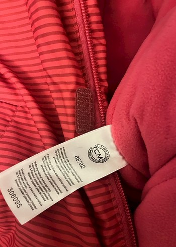 Kız çocuk pembe Kar Tulumu - Görsel 5