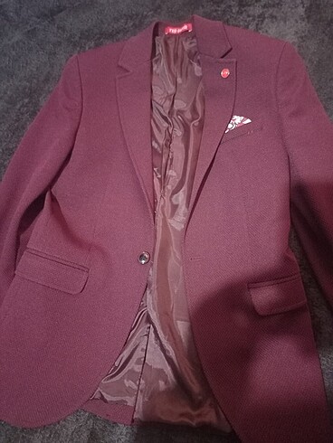 Bordo Şık Ceket