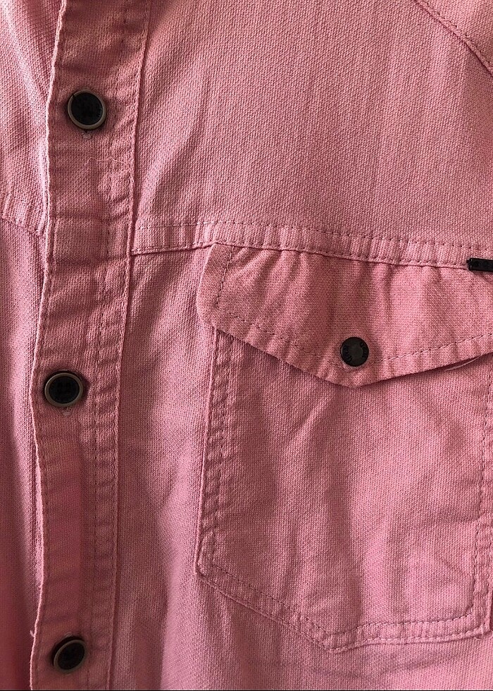 Pamuklu şık gömlek, dar kalıptır, L bedene uygundur - Görsel 3