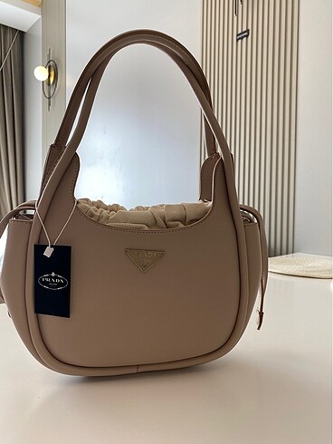 Prada Prada toz torbalı Krem A+ Kalite