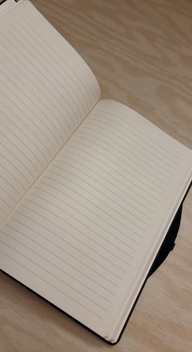 Siyah Elastik Bantlı Defter - Görsel 2