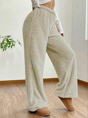 Peluş eşofman altı