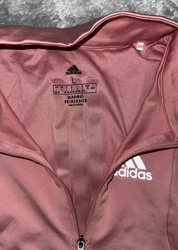 Kadin Uzun Kollu Pembe Fermuarlı Sweatshirt - Görsel 2