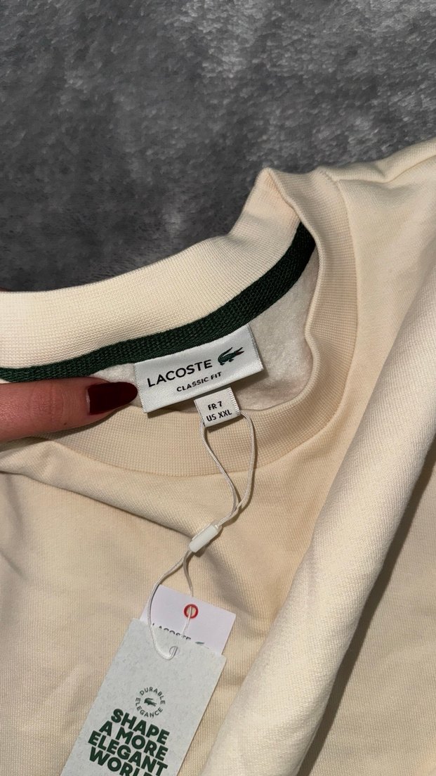 Bej Erkek Sweatshirt Uzun Kollu Rahat Kesim - Görsel 2