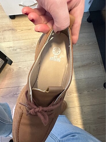 38 Beden kahverengi Renk Casual ayakkabı
