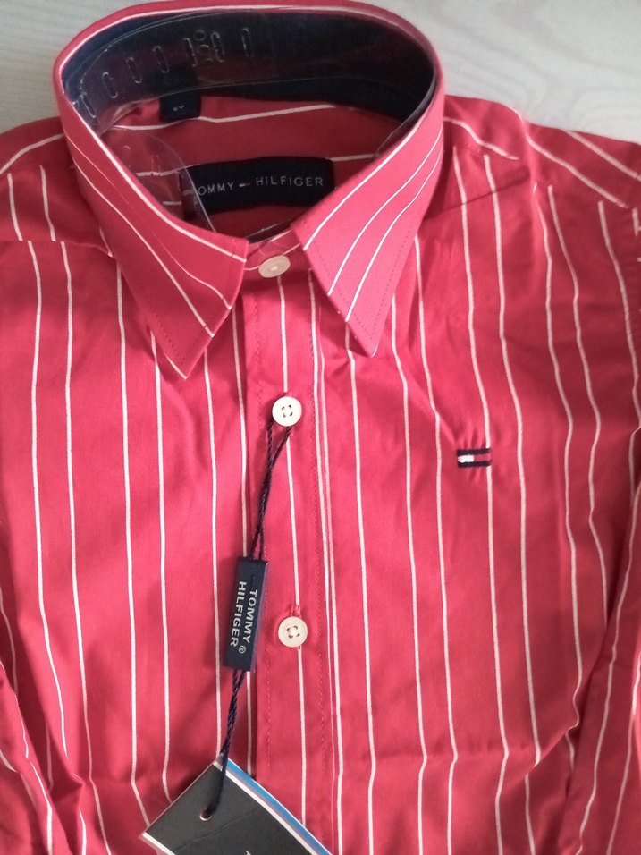 Tommy Hilfiger Erkek çocuk Çizgili Uzun Kollu Gömlek - Görsel 2