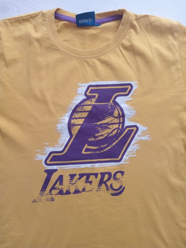 Sarı Baskılı Erkek Çocuk Tişört - Görsel 4