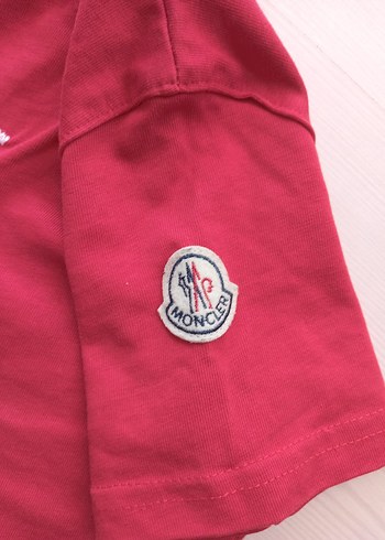 Kırmızı Baskılı Erkek Çocuk Kısa Kollu MONCLERTişört - Görsel 5