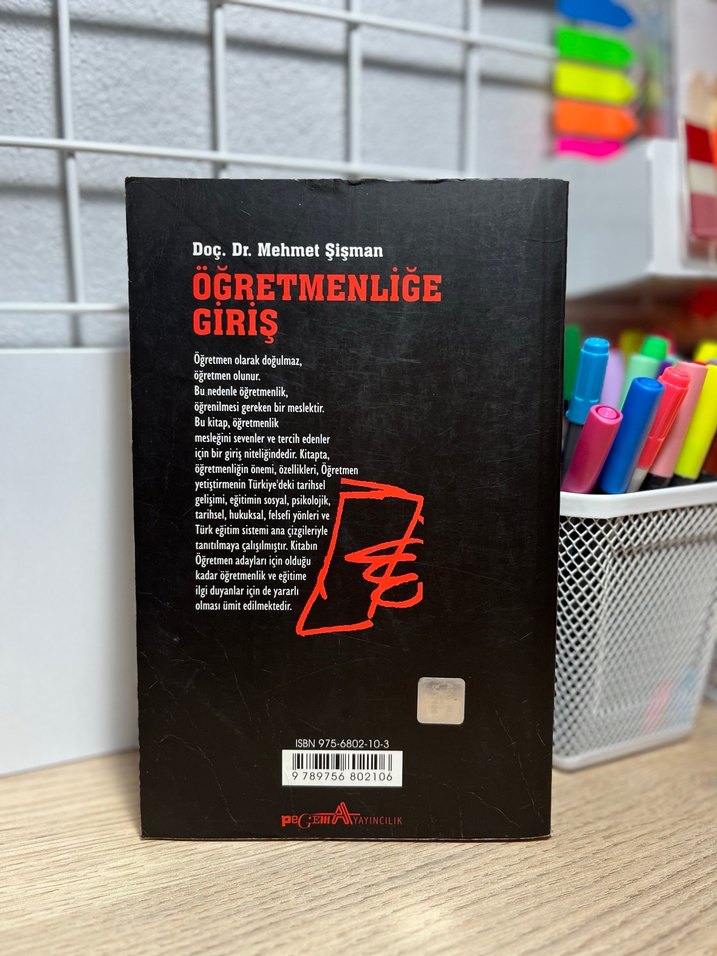 Öğretmenliğe Giriş - Doç. Dr. Mehmet Şişman - Görsel 3
