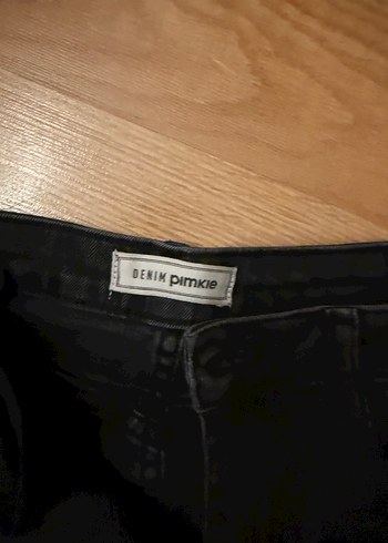 Kadın Siyah Normal Paça Kot Pantolon - Görsel 2