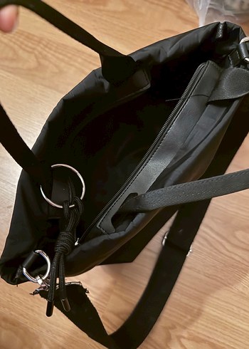 Lcw Siyah Deri Tokalı Kadın Çanta - Görsel 2