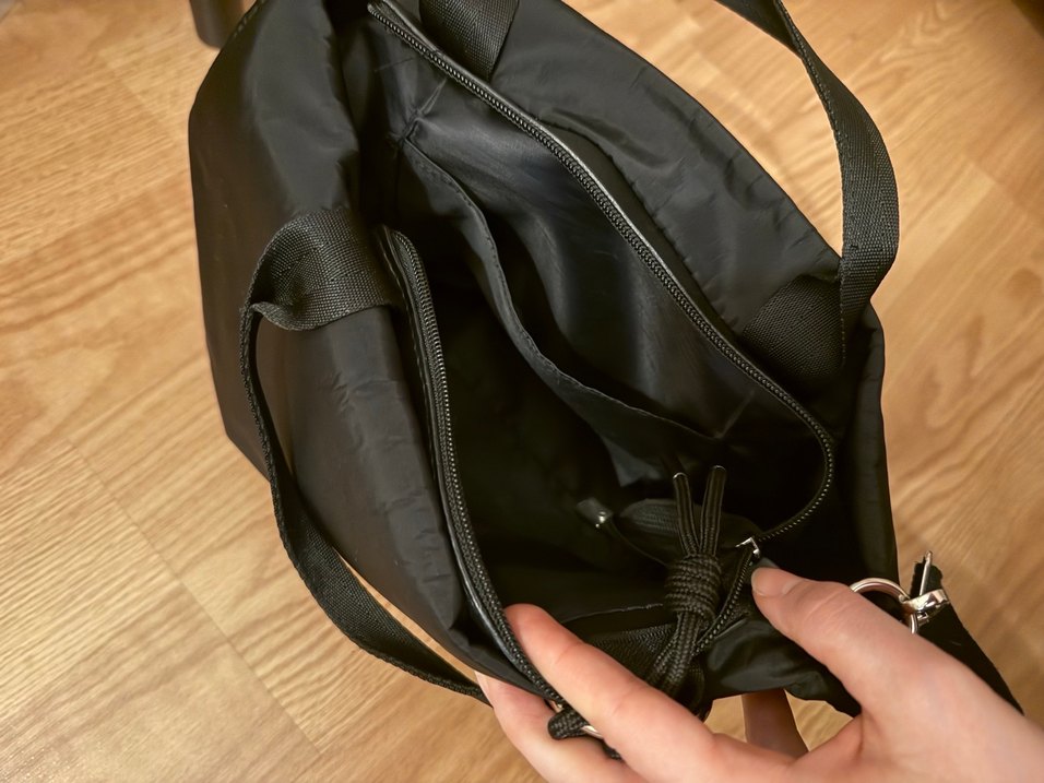 Lcw Siyah Deri Tokalı Kadın Çanta - Görsel 3