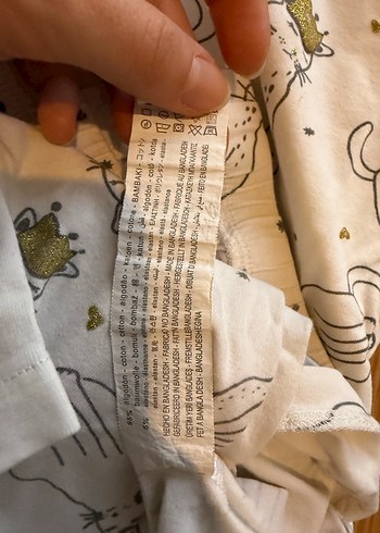 Zara kids 11-12Uzun Kollu Desenli Pijama Takımı - Görsel 3