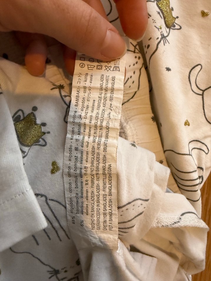 Zara kids 11-12Uzun Kollu Desenli Pijama Takımı - Görsel 3