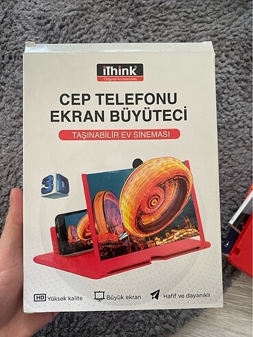Cep telefonu ekran büyüteç