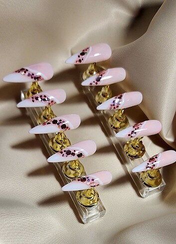Takma tırnak nail art false nails presson nails - Görsel 5