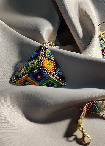 Bijuteri bilezikli küpe takım - Görsel 5