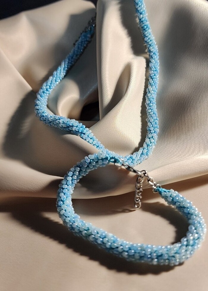 Bijuteri takım kolye bileklik  - Görsel 3